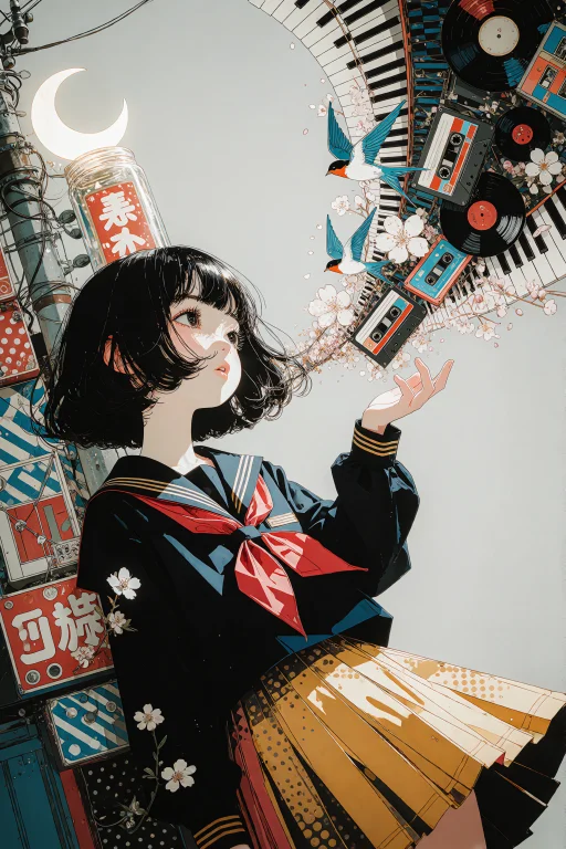 Zidiusart, Velnari, , A Surreal Retro-pop Graphic Illustrati...
