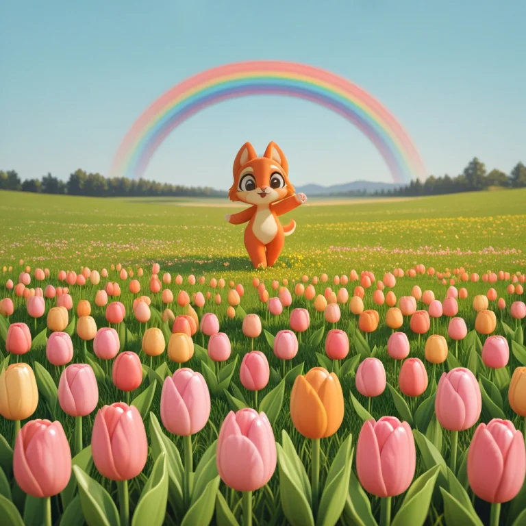 Masterpiece, 1girl, Cute, Made Of Tulips, Jayni-tm, Meadow,...