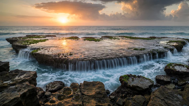 Ultra-photorealistic Cinematic Coastal Landscape Photograph...