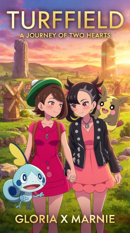 A High-end, Masterpiece Yuri Romance Anime Movie Poster, Ver...