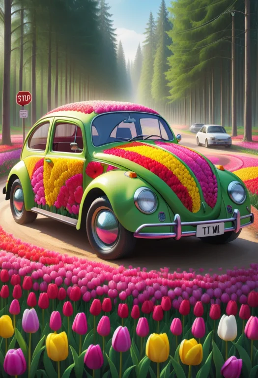 Jaynl-tm, Made Of Tulips, 11 Scale, Hyperdetailed, Intricate...
