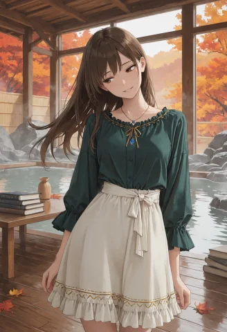 Masterpiece, Best Quality, Absurdres, Anime Style, 1 Female... — Stable Diffusion AI Prompt: masterpiece, best quality, absurdres, anime style, 1 female solo,brown hair,long...