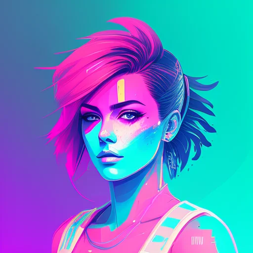 Snthwve Style Nvinkpunk Award Winning Half Body Portrait Of...