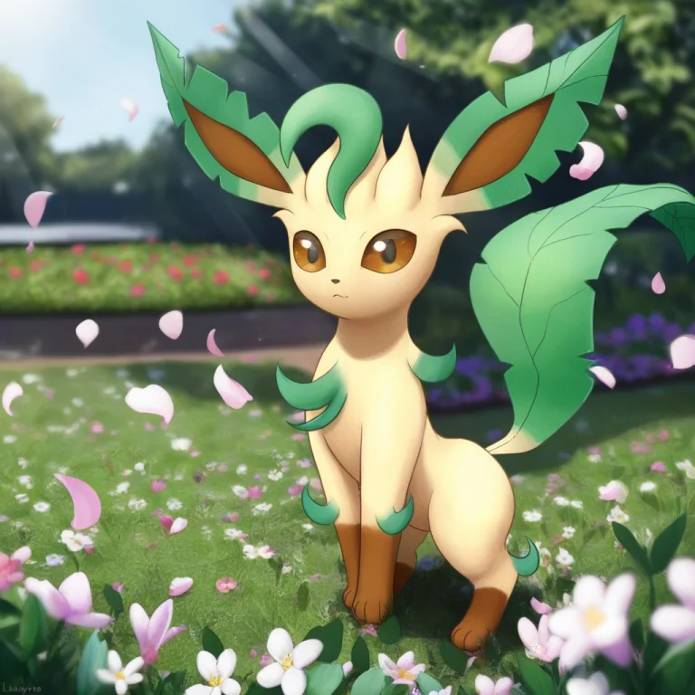 Masterpiece,solo, Best Quality, Absurdres, Highres, Leafeon,...