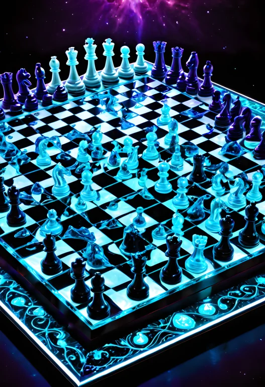 Lorabiolumins V10.85 Biolumens Universe, A Chess Board Where...