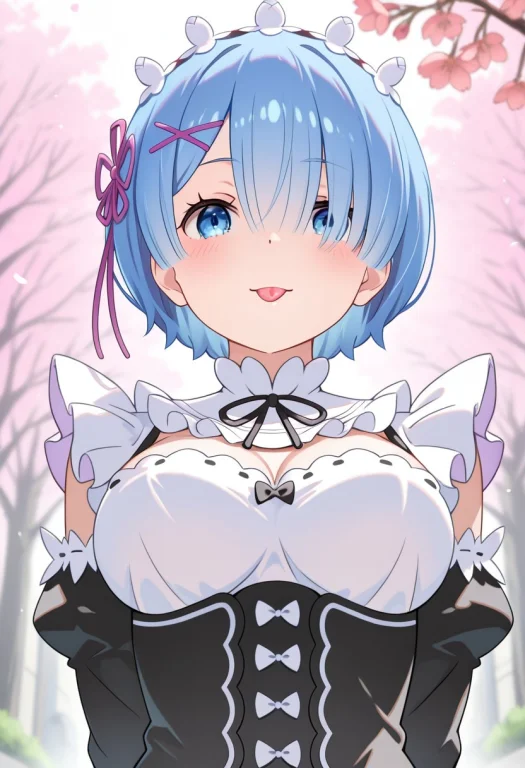 Loraremrezeroillustscarxzys1, Rem Rezero, Hair Over One Eye,...