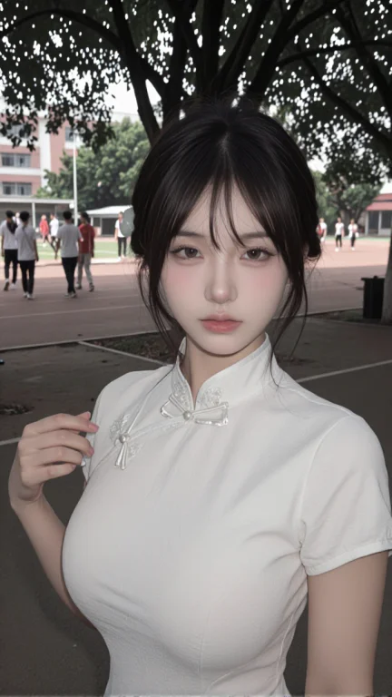 未经修饰的真实手机后置日常快照,低分辨率成像,局部阳光过曝,...