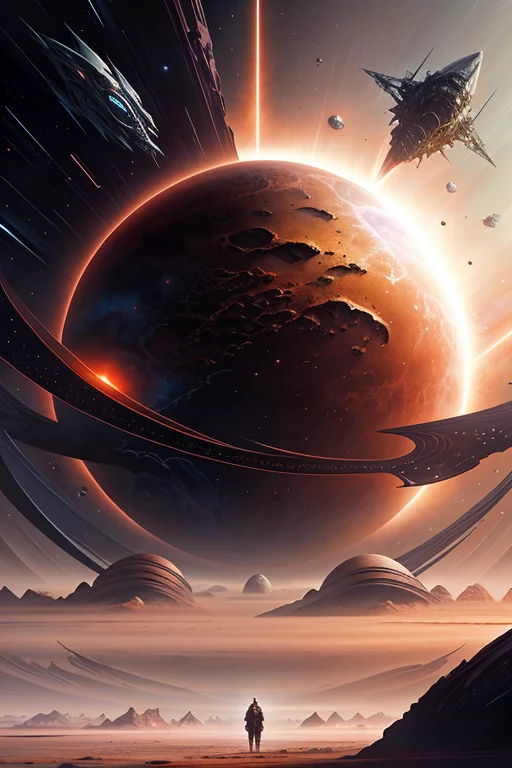 Otherworldly Landscape, Event Horizon, Dramatic, Surreal, Sc...