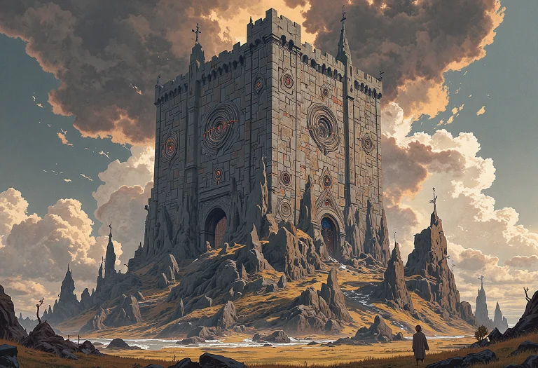 The Castle Of El Rises From The Land Like A Dream From The A...