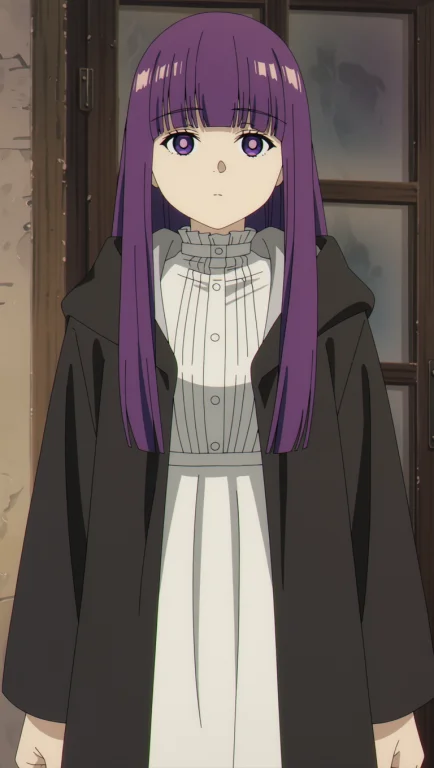 Anime Screencap,anime Coloring, 1girl, Fern, Solo, Long Hair...