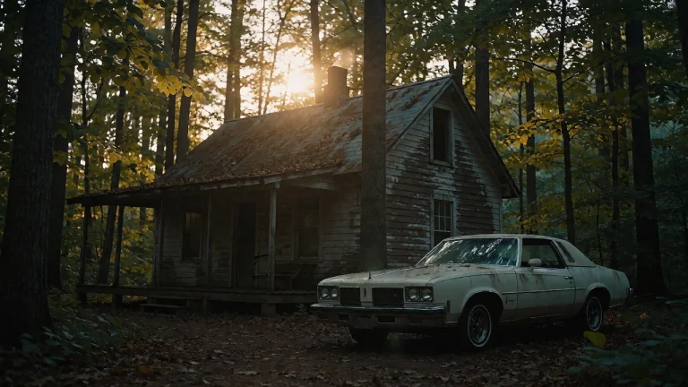 Zycinematic, A Neglected Rustic Cabin Is Nestled Among Tall...