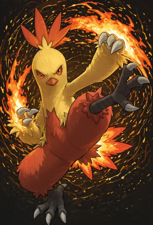 Officialpokemonlora, Combusken From Pokemon, Detailed, 4k, A...