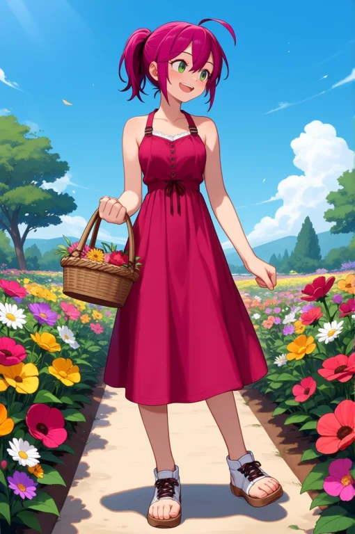 Masterpiece, Best Quality, Safe, 1girl, Sylviaptn, Magenta P...