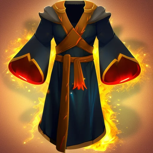 Rpgicondiff4 A Fire Wizard Robe