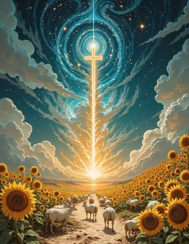 Surrealism, Ethereal Fantasy Concept Art Of A Whimsical Soft... — FLUX AI Prompt: Surrealism, ethereal fantasy concept art of A whimsical soft digital painting, m...