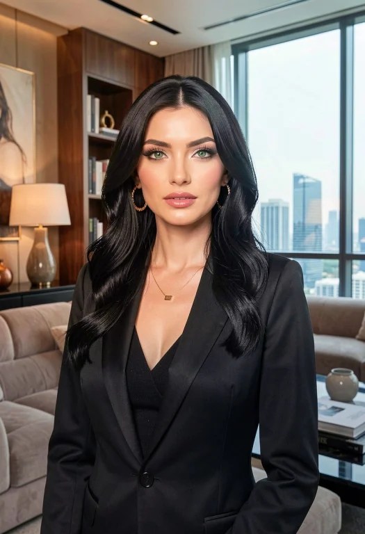 Vogue-style, Stunning, Gorgeous, High-fashion Beauty With Bl...