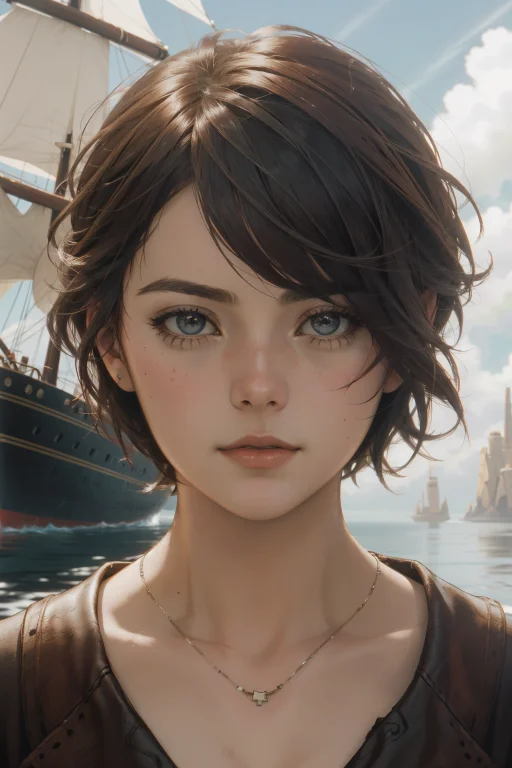 1girl, Loramystylescenelora1 Mystylescene, Stylized By John...