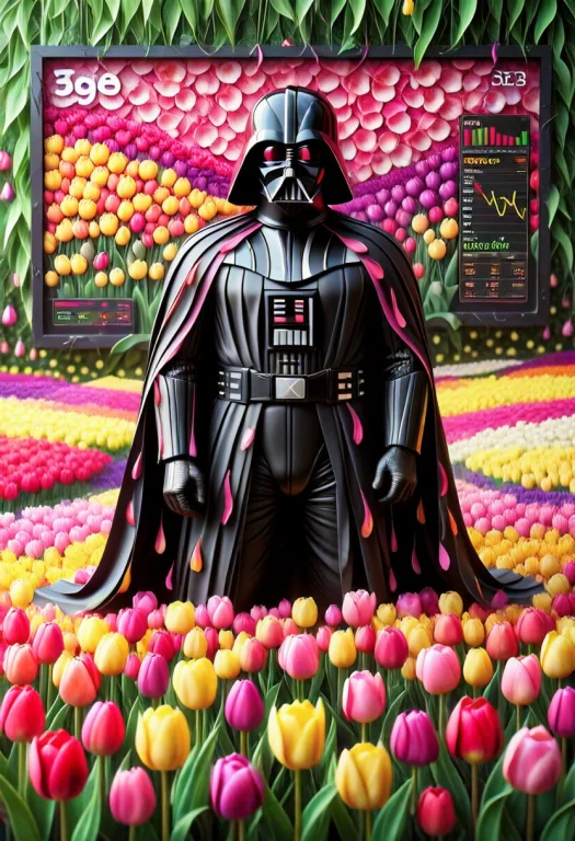 A Dramatic Stock Market Crash Scene Starring Surreal Darth V...