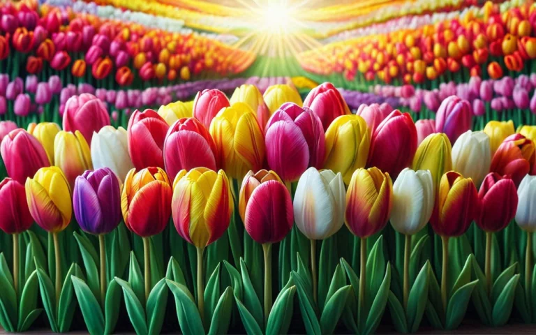 Jaynl-tm, Loratulipmania1 Colorful, Luminous, Flower Made Of...