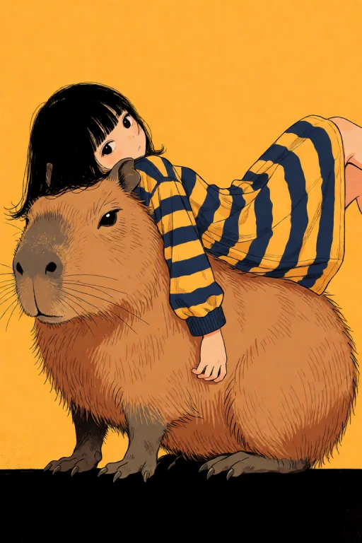 Nijisis, An Anime-style Illustration Featuring A Young Girl...