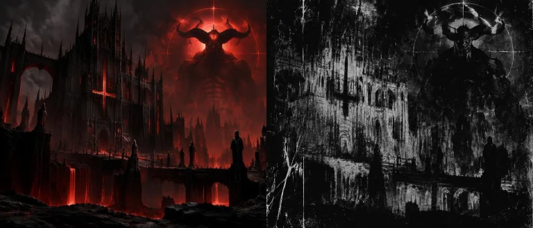 Cathedral Of Heresy And The Icon Of Sin, The Right Half Is E...
