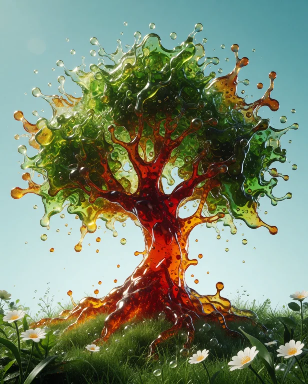 Generation Modekrea2txt2img Positive Prompta Tree Made Of Br...