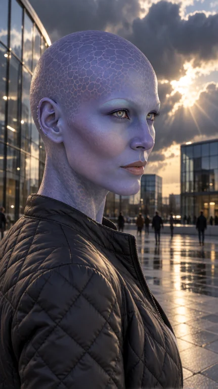 Dlvn Alien Woman, Chest-up, Side Profile, Looking Right, Neu...