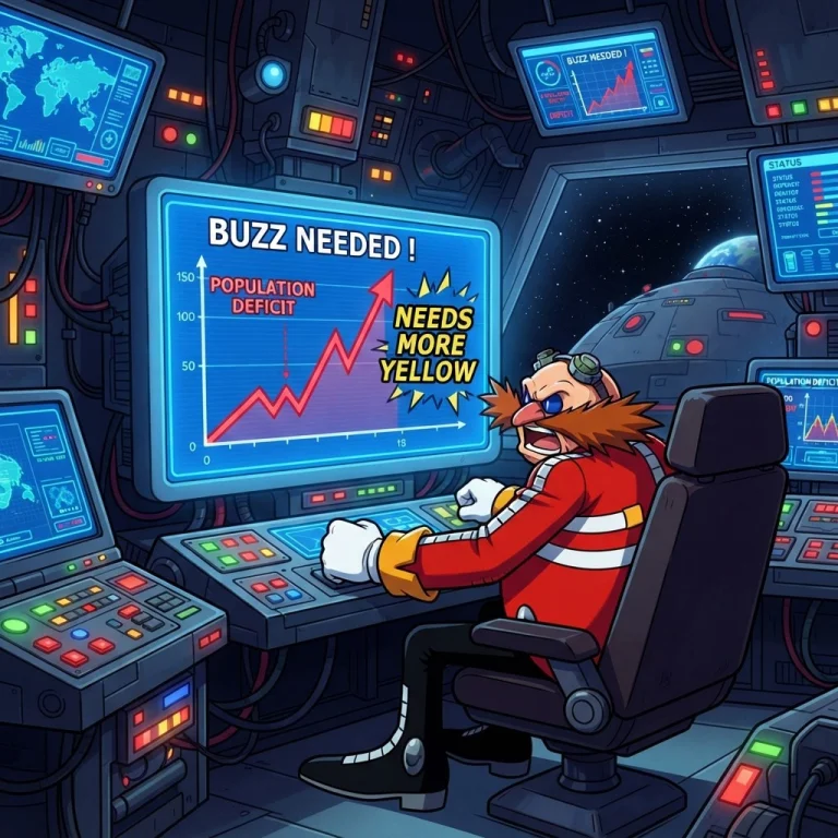 Dr Eggman In Sonic X Style Annoyed In The Death Egg Looking...