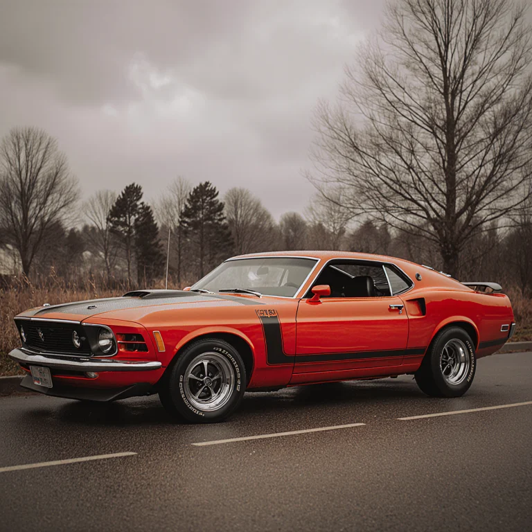 Distant Muscle Car