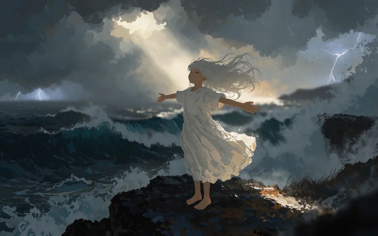 Njsw33t, Highly Textured Oil Painting, Thick Brush-like Stro...