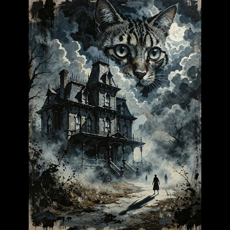 Dark Gothic Horror Concept Art, Painted With Aggressive Expr...