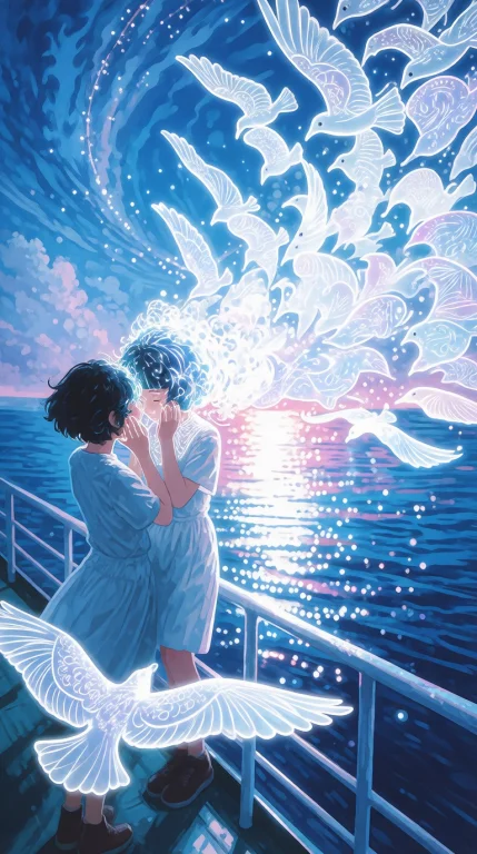 Njsw33t,zidiusart,studio Ghibli Dark Fairytale, Cinematic An...