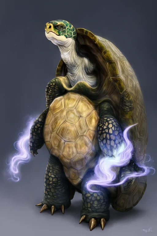 Professional Digital Illustrationa Of A Female Tortle1.2 Sor...