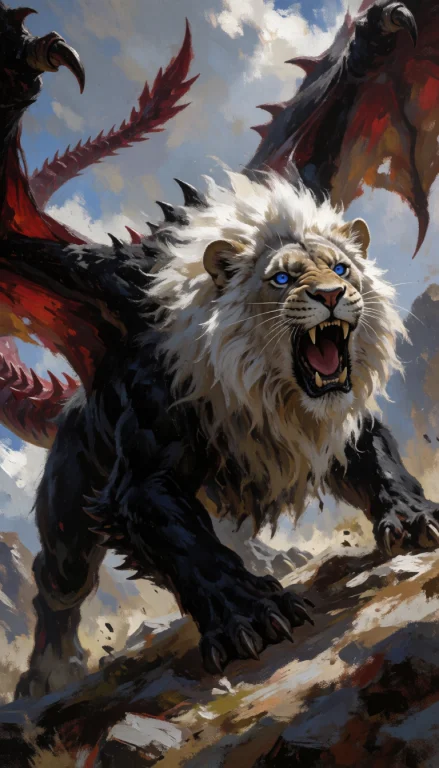 A Photorealistic, Ultra-detailed Creature Portrait In A Dyna...