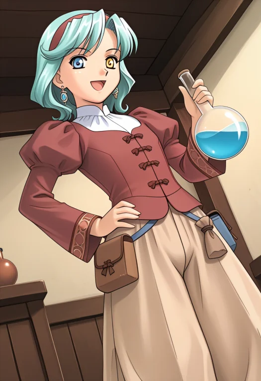 Atingrid, Short Hair, Blue Hair, Green Hair, Aqua Hair, Blue...