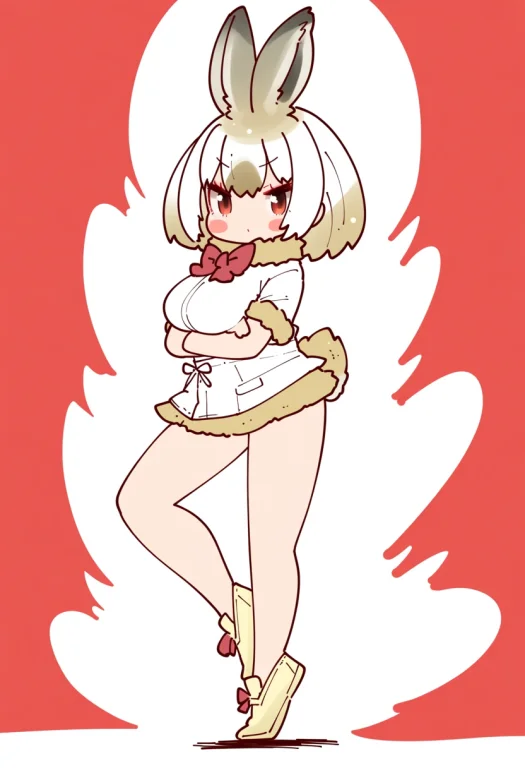 Coroha, Mountain Hare Kemono Friends, Kemono Friends, 1girl,...