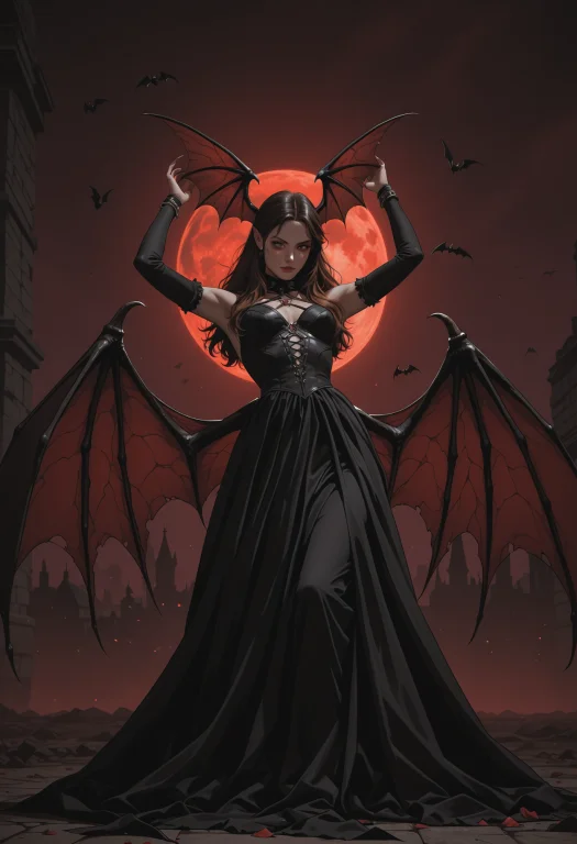 Loraethereal Aensland0.0,ethereal Asdxohnxs. Woman,bat Wings...