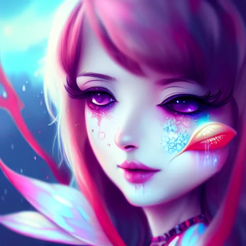 Gigafractal Artstyle, Faerie Anime Girl — Stable Diffusion AI Prompt: gigafractal artstyle, faerie anime girl