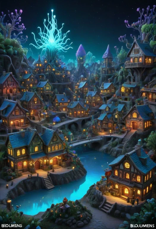 Biolumens Fantasy Town