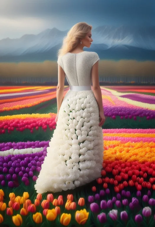 Jaynl-tm, Made Of Tulips, Anatomically Correct2, Rear View2....