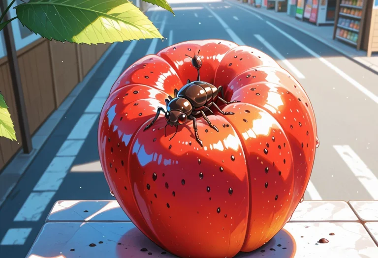 Macro Close-up Ants, Street Fruit Store, Fruit Stall, Ants O...