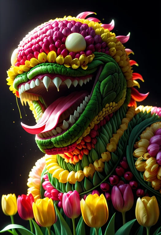 Jaynl-tm, Made Of Tulips, Spabstra, High Contrast, Colorful...