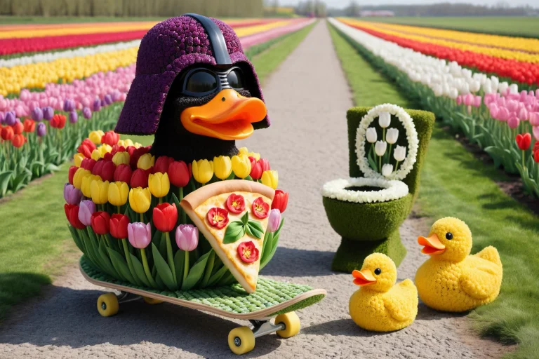 Loratulipmania0.9 Jaynl-tm, Made Of Tulips, Every Object Bui...