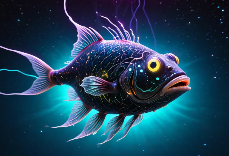 Biolumens Universe Effect, Galactic Glow, A Fearsome Deepsea...