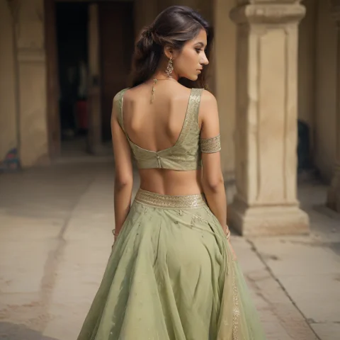 Revatirakara,back View Full , 1 Beautiful Indian Girl, Very... — Stable Diffusion AI Prompt: revatirakara,back view full , 1 beautiful Indian girl, very lean and beautiful,...