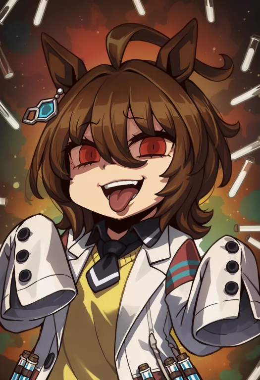 Score7, Score8, Score9, Agnes Tachyon Umamusume, Lab Coat, H...