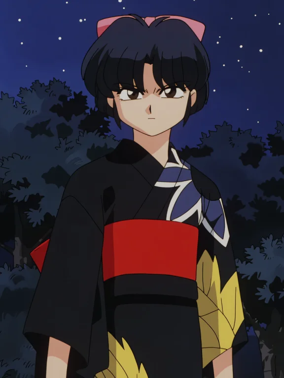 Anime Screencap,anime Coloring, 1girl, Tendou Akane, Short H...
