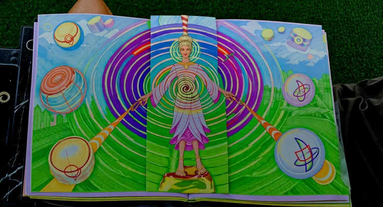 ,artspiral,, Visionary Psychedelic Art, Colored Pencil Illus...