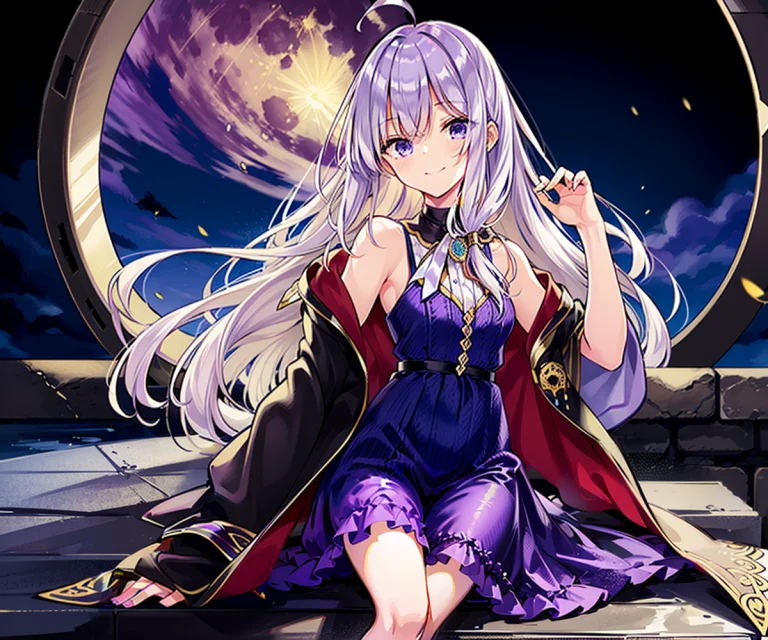Masterpiece,1girl,solo,elaina,purplestylecostume,majocostume...