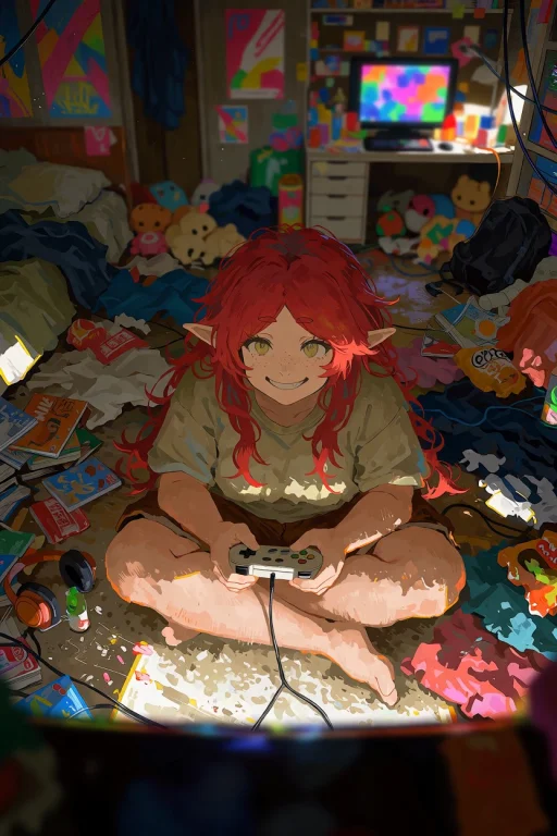 1girl, Frieren, Sousou No Frieren, A Cheerful, Funny, Slight...